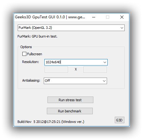 【硬件驱动】显卡测试工具GpuTest for Windows x64